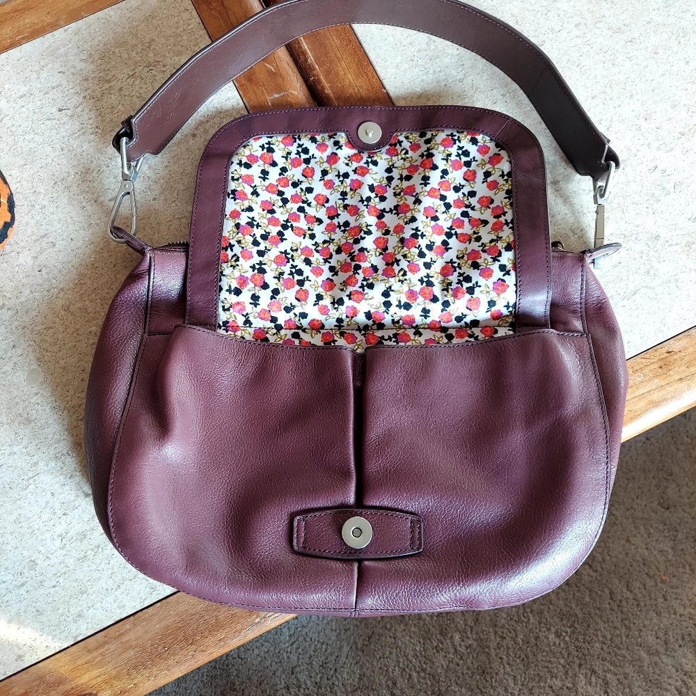 Vera Bradley Leather Hobo Bag - Picture 2 of 8